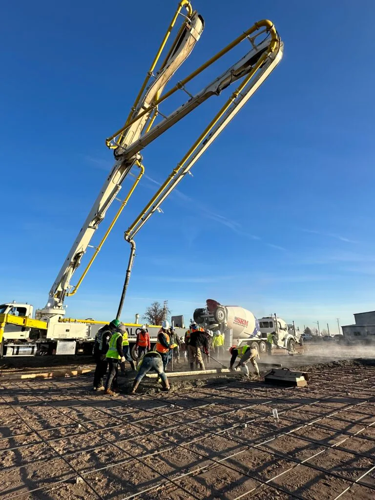 Foundation Slab Pour in Greeley